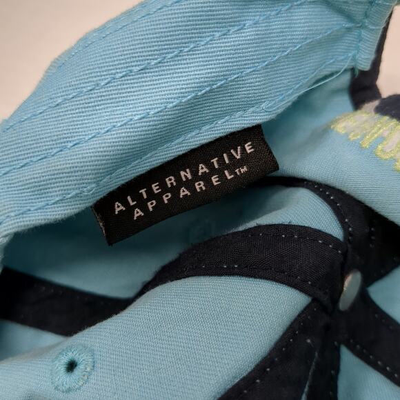 The Paddock Saddlery Slideback Baseball Cap Blue One Size Alternative Apparel - Picture 9 of 10